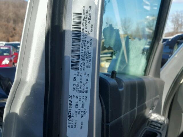 1C4PJMAKXCW118464 - 2012 JEEP LIBERTY SP SILVER photo 10