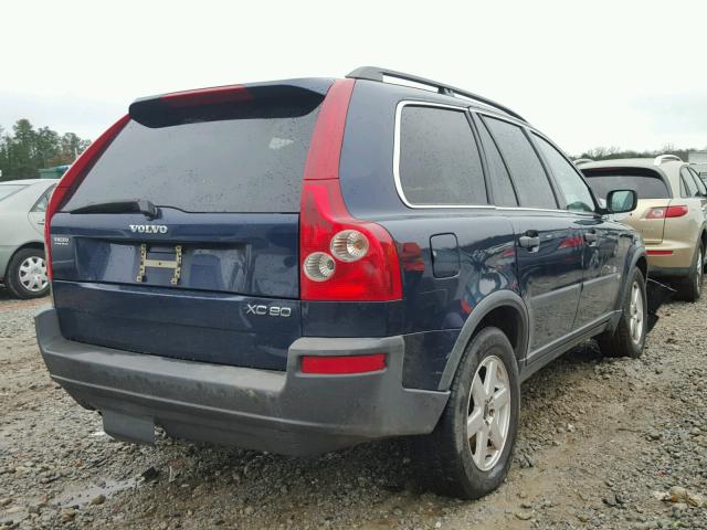 YV1CY59H241041333 - 2004 VOLVO XC90 BLUE photo 4