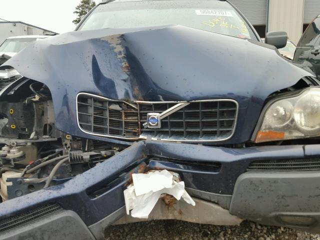 YV1CY59H241041333 - 2004 VOLVO XC90 BLUE photo 9