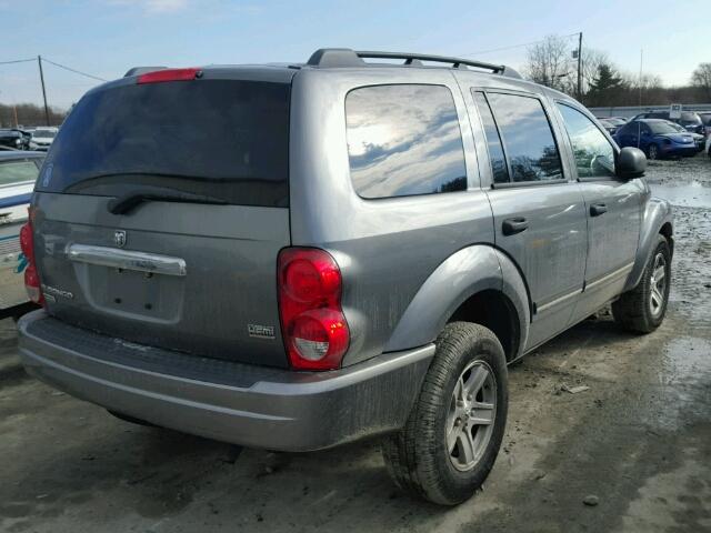 1D4HB58D15F563034 - 2005 DODGE DURANGO LI GRAY photo 4