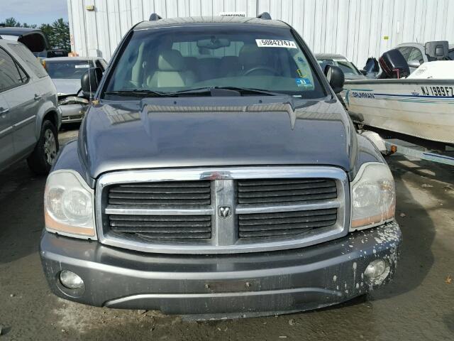 1D4HB58D15F563034 - 2005 DODGE DURANGO LI GRAY photo 9