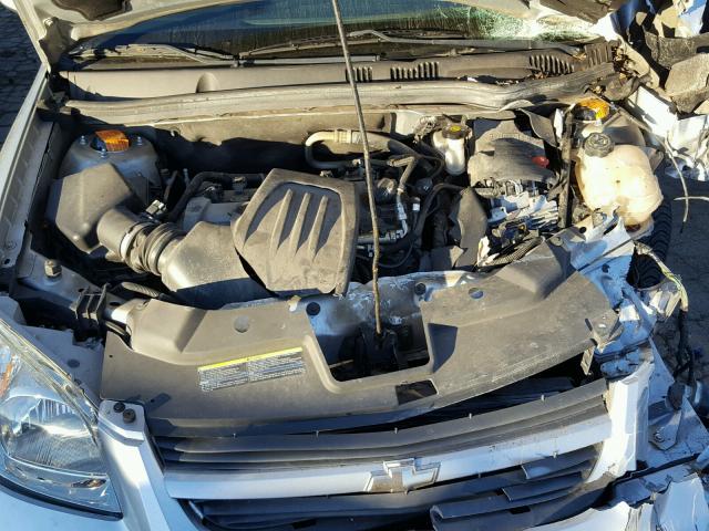 1G1AD5F5XA7199553 - 2010 CHEVROLET COBALT 1LT SILVER photo 7