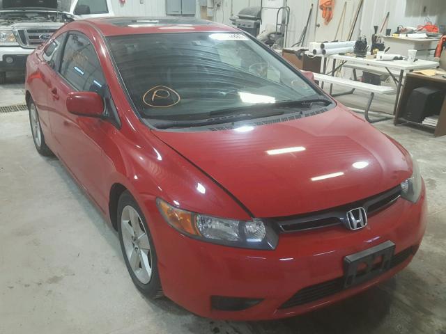 2HGFG12928H518787 - 2008 HONDA CIVIC EXL 红色 照片 1