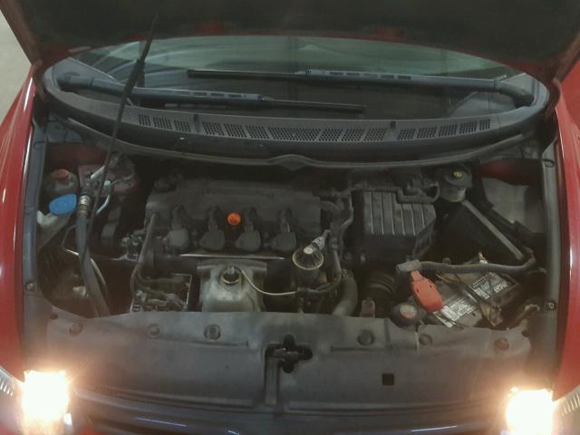 2HGFG12928H518787 - 2008 HONDA CIVIC EXL 红色 照片 7