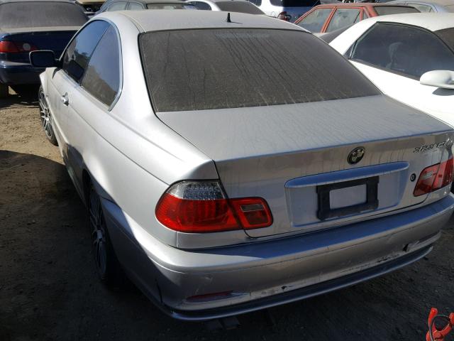 WBABM3345YJN63951 - 2000 BMW 323 CI SILVER photo 3