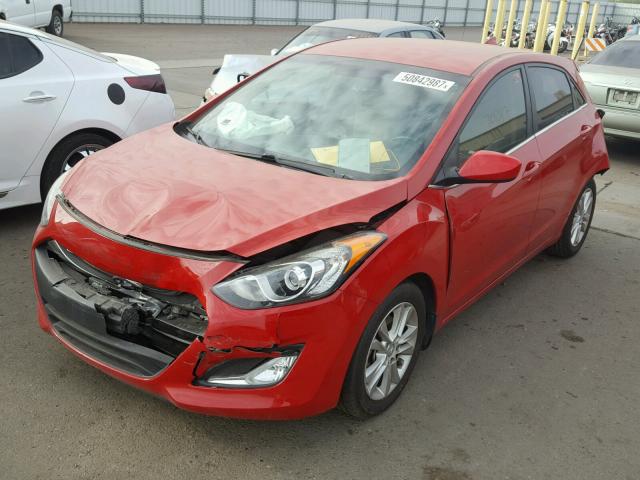 KMHD35LE5DU052036 - 2013 HYUNDAI ELANTRA GT RED photo 2