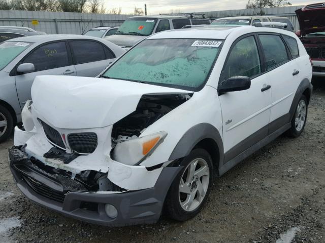 5Y2SL65807Z411034 - 2007 PONTIAC VIBE WHITE photo 2