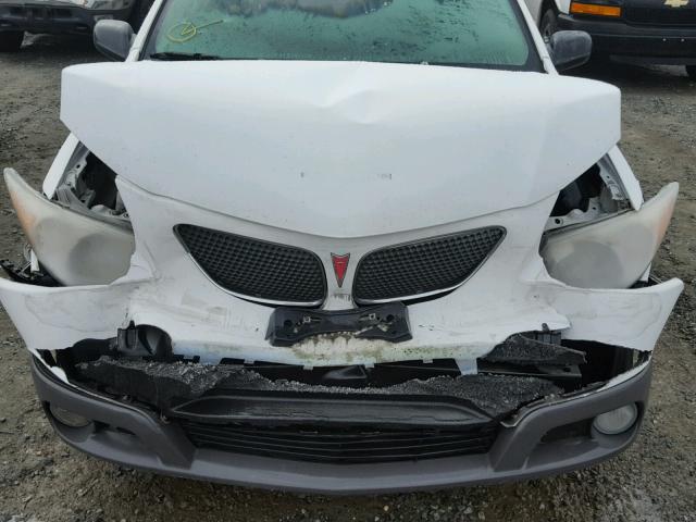 5Y2SL65807Z411034 - 2007 PONTIAC VIBE WHITE photo 7