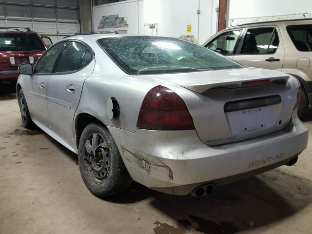 2G2WP522441170944 - 2004 PONTIAC GRAND PRIX SILVER photo 3