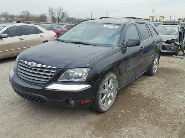 2A8GF78486R619661 - 2006 CHRYSLER PACIFICA L BLACK photo 2