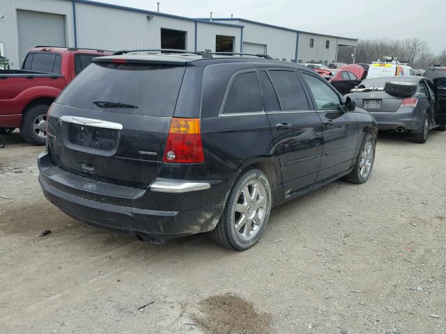 2A8GF78486R619661 - 2006 CHRYSLER PACIFICA L BLACK photo 4