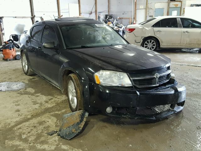 1B3LC56K88N217984 - 2008 DODGE AVENGER SX BLACK photo 1