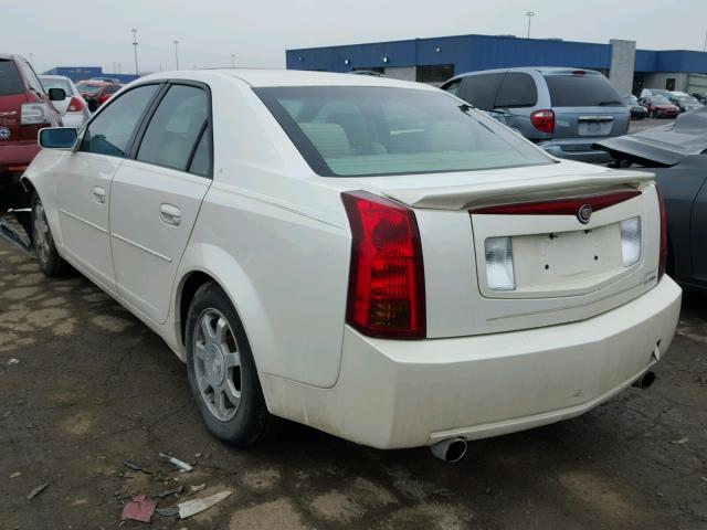 1G6DM577X40144332 - 2004 CADILLAC CTS WHITE photo 3