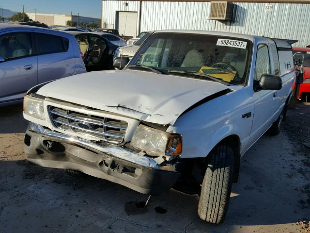 1FTYR14V41PB52487 - 2001 FORD RANGER SUP WHITE photo 2