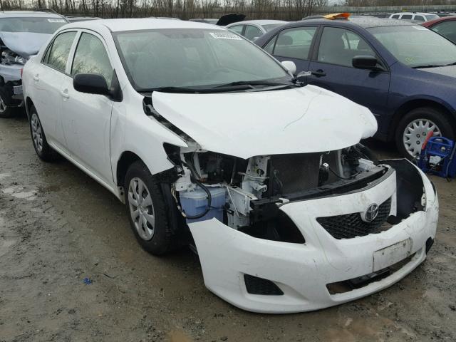 JTDBU4EE2A9107444 - 2010 TOYOTA COROLLA BA WHITE photo 1