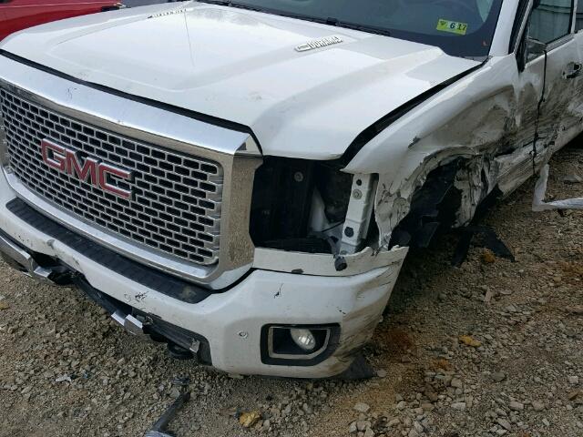 1GT12UE88GF227271 - 2016 GMC SIERRA K25 WHITE photo 9