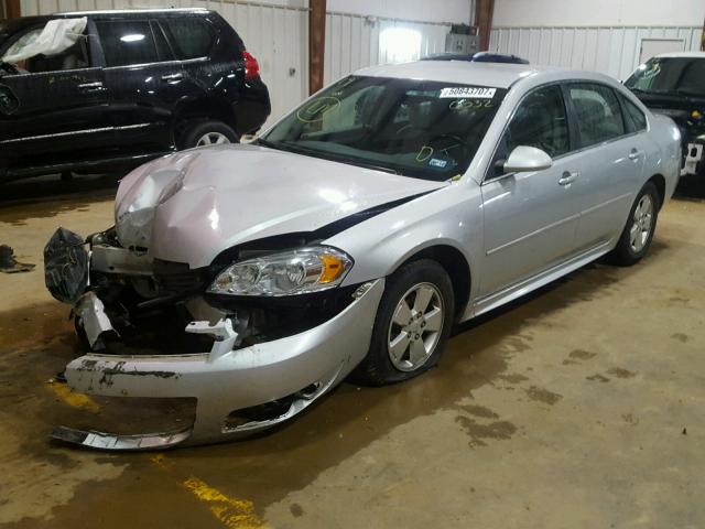 2G1WG5EK6B1220532 - 2011 CHEVROLET IMPALA LT SILVER photo 2