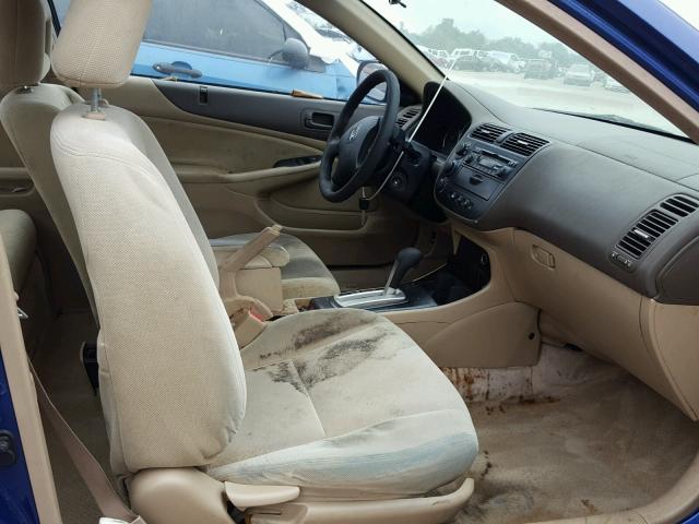 1HGEM22944L077560 - 2004 HONDA CIVIC EX 蓝色 照片 5