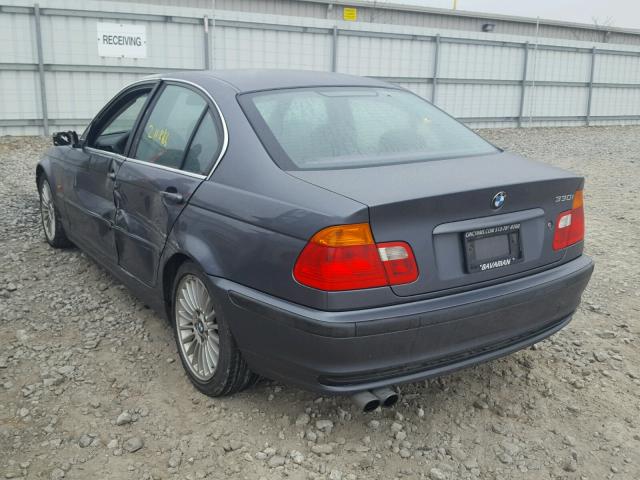 WBAAV53451FK46085 - 2001 BMW 330 I BLUE photo 3