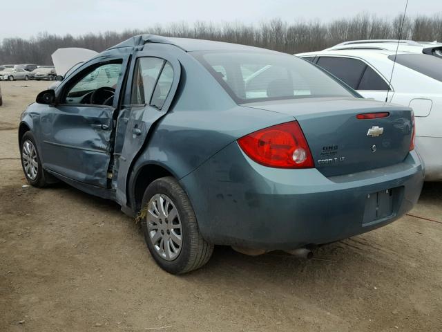 1G1AD5F53A7181668 - 2010 CHEVROLET COBALT 1LT GREEN photo 3