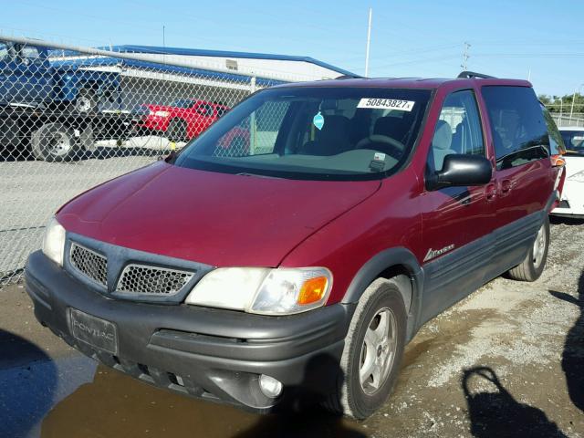 1GMDX03E84D193285 - 2004 PONTIAC MONTANA RED photo 2