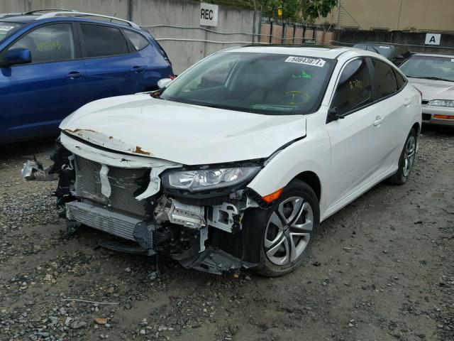 19XFC1F78GE032207 - 2016 HONDA CIVIC EXL WHITE photo 2