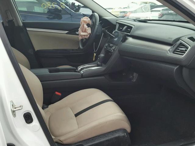 19XFC1F78GE032207 - 2016 HONDA CIVIC EXL WHITE photo 5