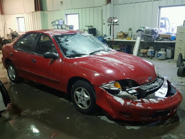 1G1JC5244Y7359694 - 2000 CHEVROLET CAVALIER RED photo 1