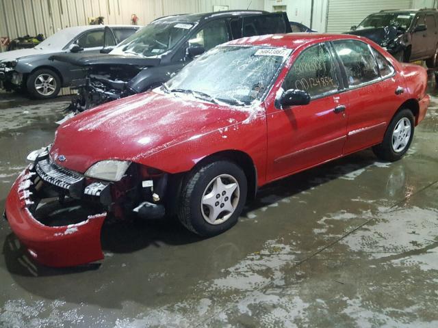 1G1JC5244Y7359694 - 2000 CHEVROLET CAVALIER RED photo 2