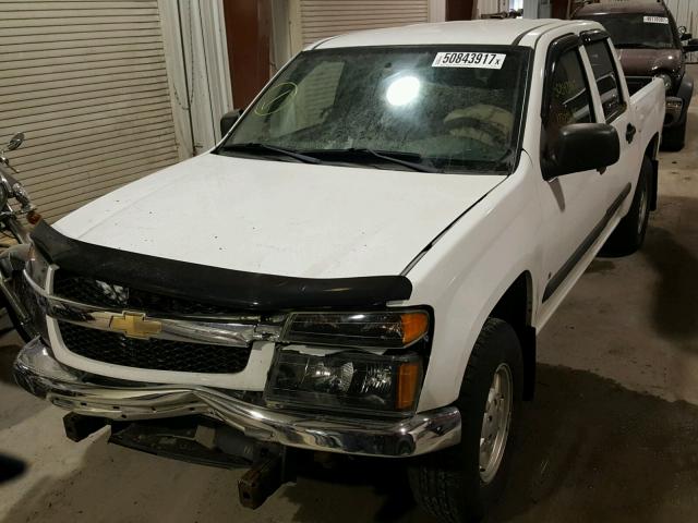 1GCCS136668280451 - 2006 CHEVROLET COLORADO WHITE photo 2