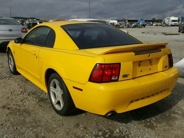 1FAFP42X6XF143751 - 1999 FORD MUSTANG GT YELLOW photo 3