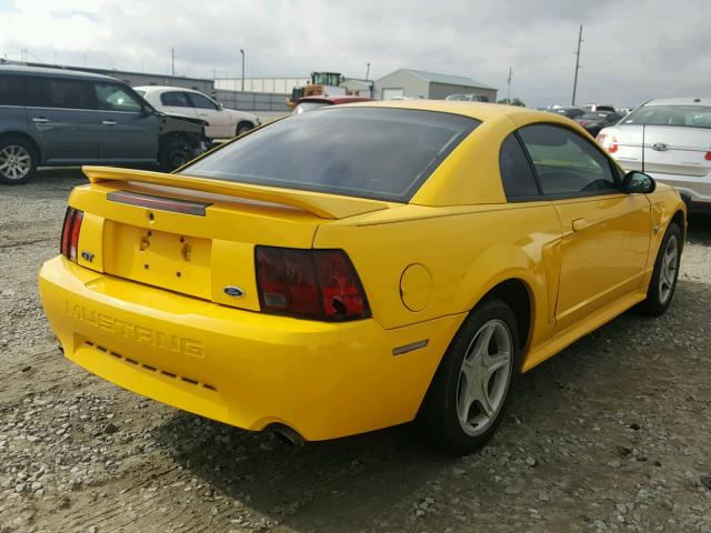 1FAFP42X6XF143751 - 1999 FORD MUSTANG GT YELLOW photo 4