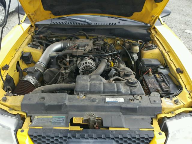 1FAFP42X6XF143751 - 1999 FORD MUSTANG GT YELLOW photo 7