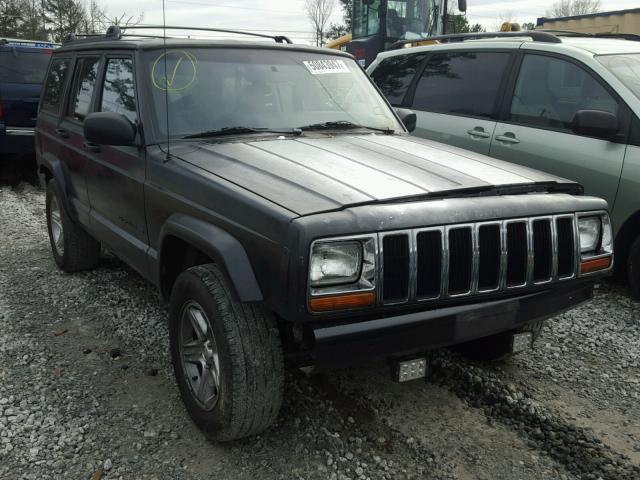 1J4FT68S7YL142053 - 2000 JEEP CHEROKEE L BLACK photo 1