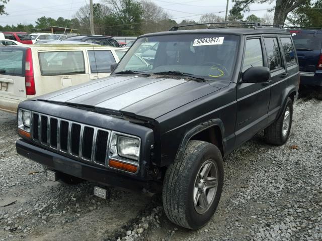 1J4FT68S7YL142053 - 2000 JEEP CHEROKEE L BLACK photo 9