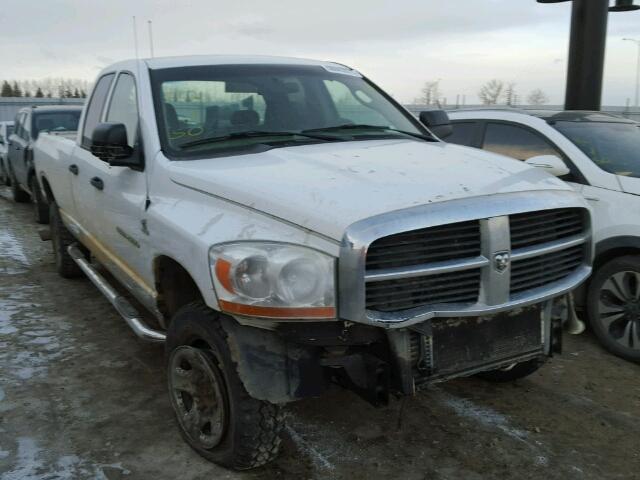 1D7KS28CX6J156309 - 2006 DODGE RAM 2500 S WHITE photo 1