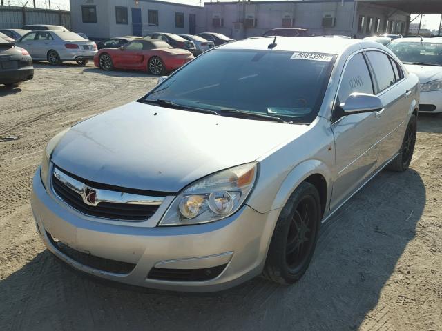 1G8ZV57787F146219 - 2007 SATURN AURA XR SILVER photo 2