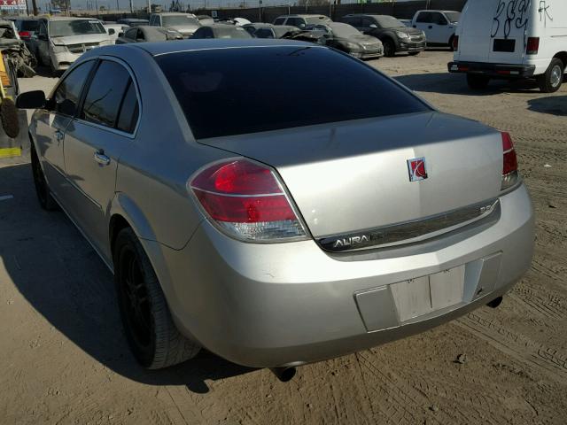 1G8ZV57787F146219 - 2007 SATURN AURA XR SILVER photo 3