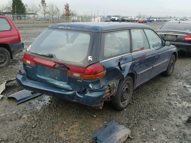 4S3BK4257V7302256 - 1997 SUBARU LEGACY BRI GREEN photo 4