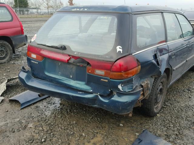 4S3BK4257V7302256 - 1997 SUBARU LEGACY BRI GREEN photo 9