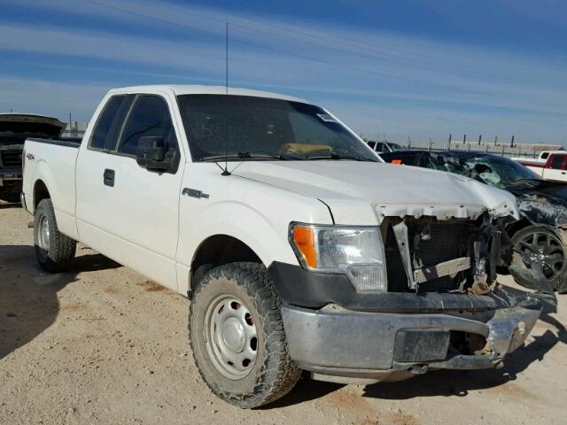 1FTEX1EM0EKE81222 - 2014 FORD F150 SUPER WHITE photo 1