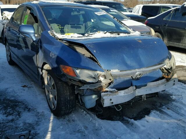 1HGFA15567L036836 - 2007 HONDA CIVIC LX BLUE photo 1