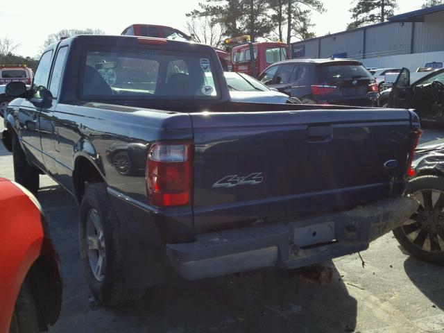 1FTZR15EX3TA44274 - 2003 FORD RANGER SUP BLUE photo 3