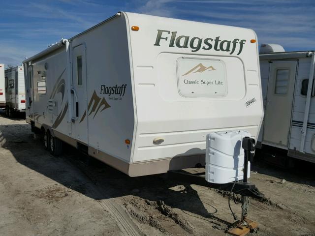 4X4TFLG2191828922 - 2009 FLAG TRAILER WHITE photo 1