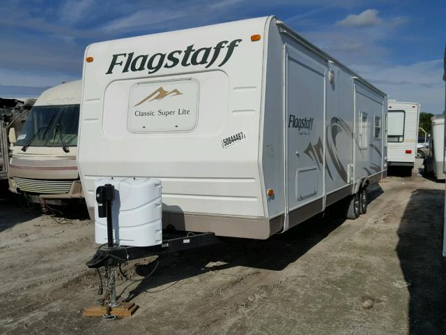 4X4TFLG2191828922 - 2009 FLAG TRAILER WHITE photo 2