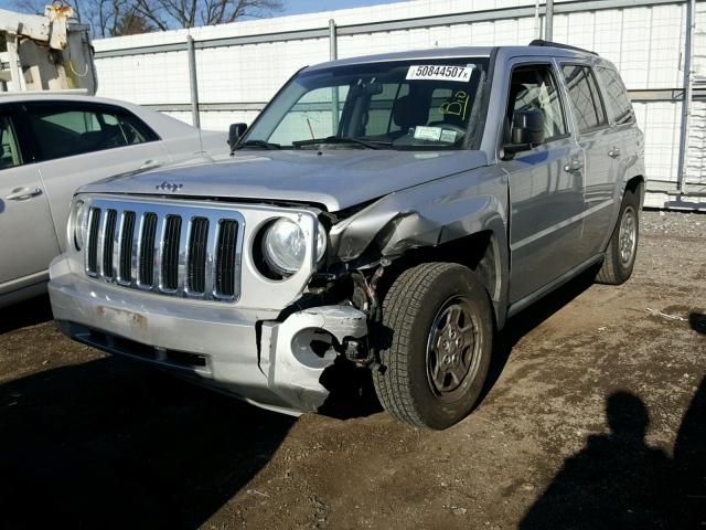 1J4NT2GB2AD513626 - 2010 JEEP PATRIOT SP SILVER photo 2