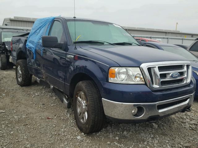 1FTPW14V18FA71662 - 2008 FORD F150 SUPER BLUE photo 1