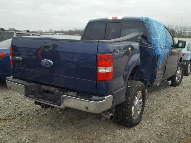 1FTPW14V18FA71662 - 2008 FORD F150 SUPER BLUE photo 4