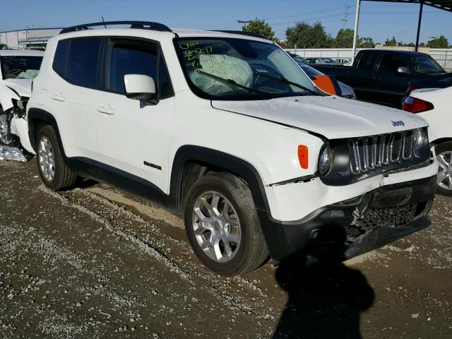 ZACCJABT0FPB22352 - 2015 JEEP RENEGADE L WHITE photo 1