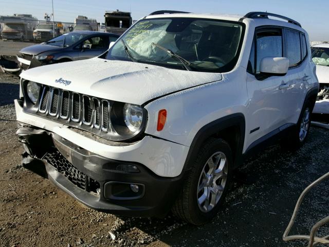 ZACCJABT0FPB22352 - 2015 JEEP RENEGADE L WHITE photo 2